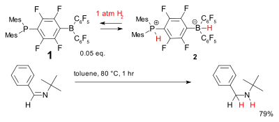 Metal free hydrogenation Phosphine Borane