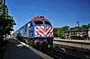 Metra EMD F40PHM-2 No. 185 at Lisle, Illinois