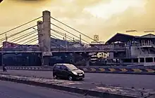 Metro bridge, part of the Mumbai Metro