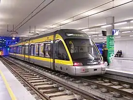 Flexity Outlook Eurotram of the Porto Metro at Trindade station