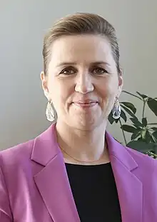 DenmarkMette FrederiksenPrime Minister of Denmark since 2019 electionFrederiksen Cabinet