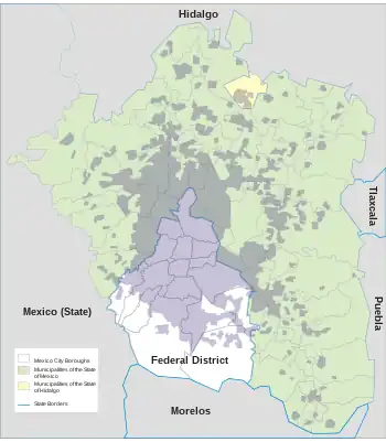 Federal District and State of Mexico