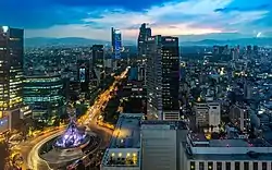 Skyline of Mexico City