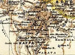 Kingdom of Kaffa in 1885