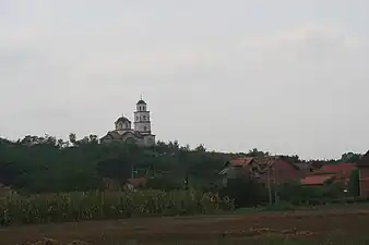 The Mišar Hill where the battle occurred.