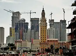 First Manhattanization of downtown Miami, 2007