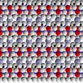 View of trioctahedral mica structure looking along sheets