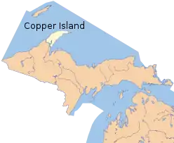 Copper Island in white