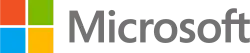 A square divided into four sub-squares, colored red-orange, green, yellow and blue (clockwise), with the company name appearing to its right