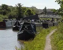 Just to the Northwich side of the Big Lock, Middlewich