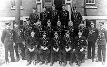 Group picture of midshipmen at the Royal Naval College