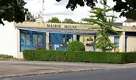 The town hall in Migné