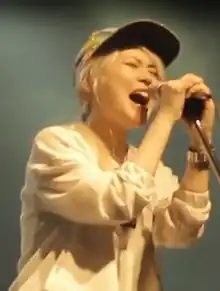 Miho Hatori performing with Cibo Matto in Argentina in 2014