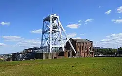 The Manda shaft (万田坑) of the Miike coal mine