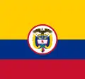 War flag of Colombia