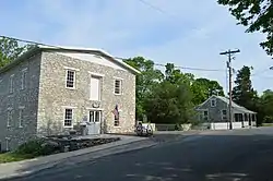 Western side of Mill Street at the Franklin Street intersection