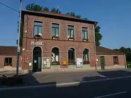 The town hall in Millonfosse