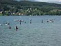 People swimming in the Millstätter See