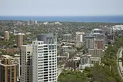 Milwaukee East Side from above in 2012