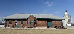 The former Minburn Railroad Depot