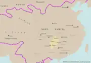 Region suffering from Miao rebellions during the Ming dynasty