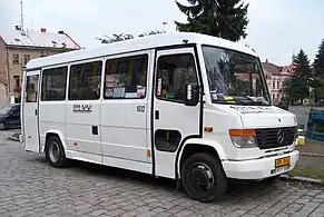 Mercedes-Benz Vario minibus in Kostelec nad Černými lesy, Czech Republic