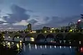 The Stone Arch Bridge at dusk