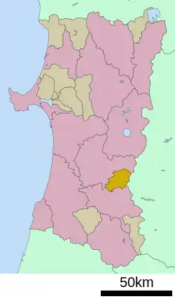 Location of Misato