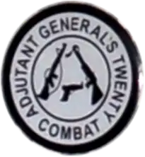 Adjutant General's Twenty Combat Badge (MO NG)