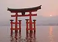 The torii at sunset