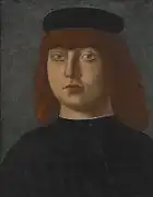 Bangs on a man in portrait, circa 1490-1531