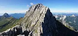 Modeon del Montasio seen from Cima di Terrarossa