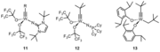 various Schrock-based alkyne metathesis catalysts