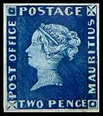 David Feldman sold this Blue Mauritius stamp for CHF 1,610,000 (approx. $1.1 million) in 1993.