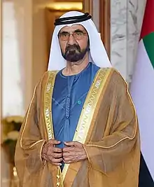  United Arab Emirates  Mohammed bin Rashid Al Maktoum, Vice President and Prime Minister 2020 Chairperson of the Gulf Cooperation Council