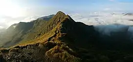 Moldoveanu Peak, the highest mountain peak  in Romania