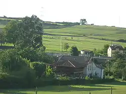 View of El Molín, one of the neighbourhood of the parish of Molleda, Corvera d'Asturies).