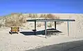 Picnic shelter at Monahans Sandhills