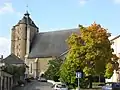 Saint-Girons church in Monein, that was built by the local cagot craftsmen in 1464.