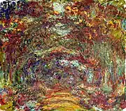 The Rose Walk, Giverny, 1920–1922, Musée Marmottan Monet