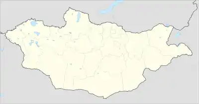 Uliastai is located in Mongolia