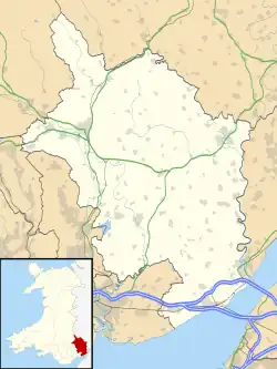 Llanvihangel Crucorney is located in Monmouthshire