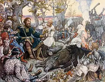 Monomakh's rest after hunting (1870)