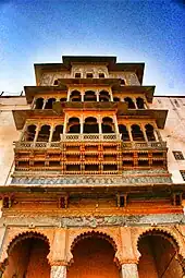 Front entrance of monsoon palace