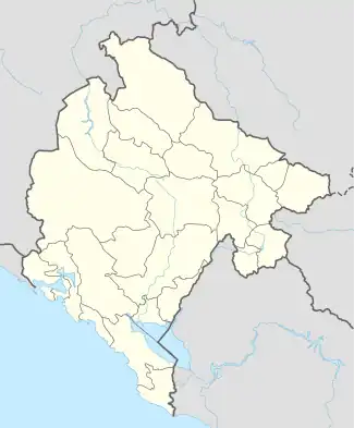 TGD is located in Montenegro