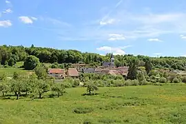 A general view of Montigny-lès-Vaucouleurs