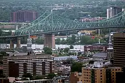 The Centre-Sud neighbourhood around the Jacques Cartier Bridge