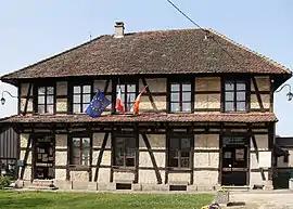 The town hall in Montreux-Jeune