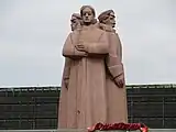 Monument to the Red Latvian Riflemen in Riga