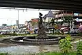 Monument near "Under Bridge" area.